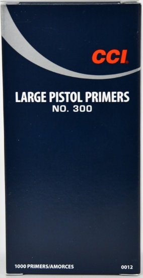1000 CCI Large Pistol Primers No. 300