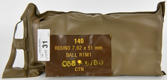 140 Round Battle Pack Of 7.62x51mm (.308) Ammo