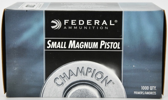 1000 Federal Premium CF Primers Sm Mag Pistol