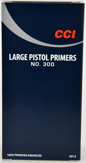 1000 CCI Large Pistol Primers No. 300