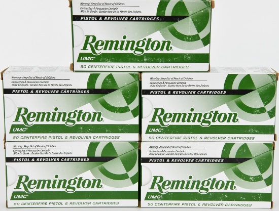 250 Rounds Remington UMC 9mm Luger Ammunition