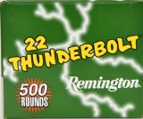 500 Rounds Remington Thunderbolt .22 LR Ammunition