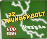 500 Rounds Remington Thunderbolt .22 LR Ammunition