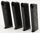 Lot of 4 Colt 1911 7 Round Magazines