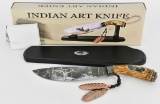 Indian Art Collector Series Fixed Blade Knife