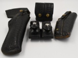 Lot of Leather Holsters and Pouches