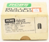 RCBS 2 Cavity Bullet Mould Block For .38 Cal