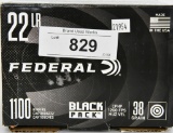1100 Rounds Federal Black Pack .22 LR Ammunition