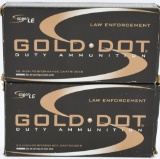 100 Rounds Of Speer LE Gold Dot .380 Auto Ammo