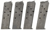 Lot of 4 Colt 1911 7 Round Magazines