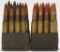 (2) M1 Garand Clips 8 rds ea of .30-06 ammo: one