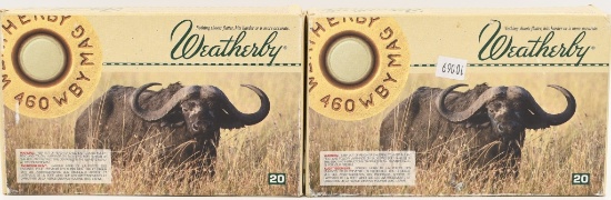 24 Rounds Weatherby .460 WBY Mag & 16 Empty