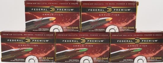100 Rds 338 Federal Big Game 200 Gr