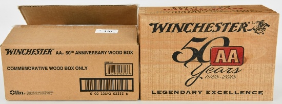 Winchester 50th Anniversary Wood Box NIB