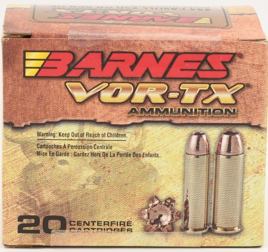 Barnes VOR-TX .454 Casull Ammunition