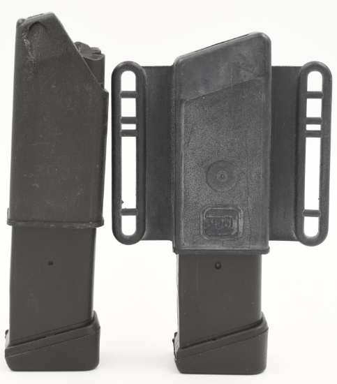 (2) Glock +2 9MM Mags & Speedloader