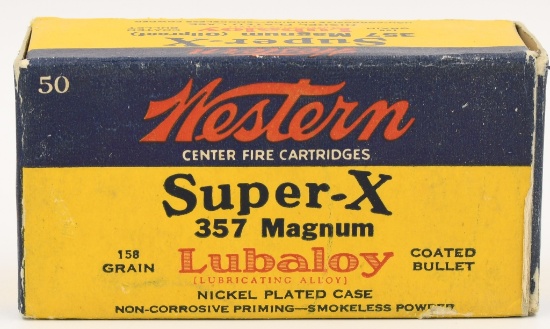 50 Rounds Of Western Super-X .357 Mag Ammo