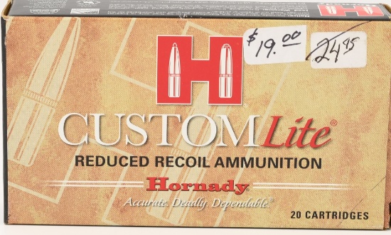 20 Rounds Hornady .30-30 Winchester Custom Lite