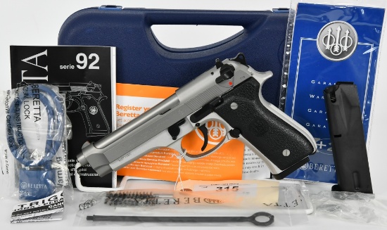 Brand New Beretta Model 92FS Inox Semi-Auto 9MM