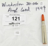 Winchester .30-06 Proof Load Cartridge 1944