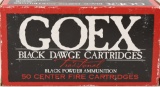 50 rds 44-40 WCF Goex Black Dawge