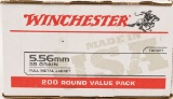 200 Rounds Winchester USA 5.56 NATO Ammunition