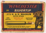 20 Rounds Of Winchester .375 H&H Magnum Ammo