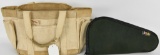 Lot of 2 Soft Padded Handgun Case & Shooters Bag