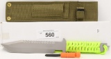 Tactical knife and firestarter with Sheath