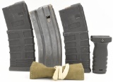 AR Mags&Grip&Tools - This lot contains AR-15