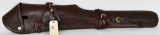 Triple K Dark Brown Leather Rifle Scabbard