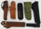 Lot of 7 Various Leather & Nylon Holsters