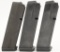 (3) .40 cal steel magazines w/ Pachmayr Rubber