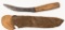 19th Century Mountain Man Skinning Knife & Sheath