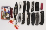 Lot of pocket Knives Various Styles and MFG