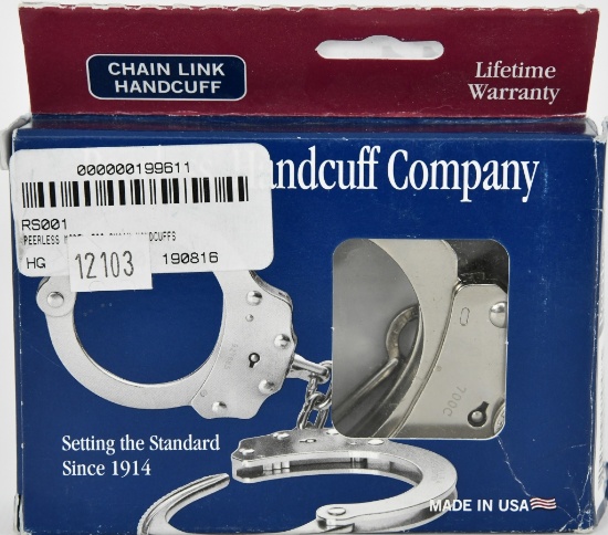 Peerless Handcuff Chain Link Handcuff M700C