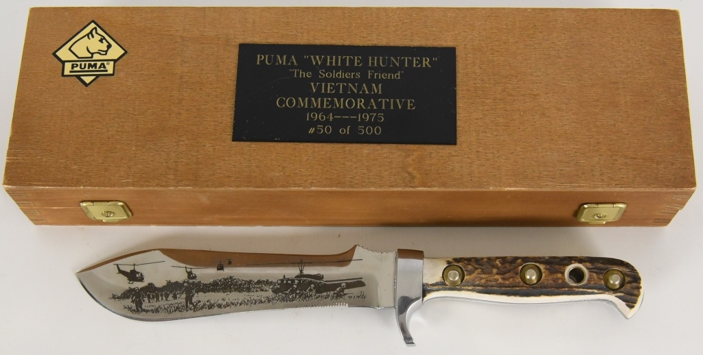 PUMA "White Hunter" "The Soldiers Friend" Vietnam | Guns & Military  Artifacts Firearms | Online Auctions | Proxibid