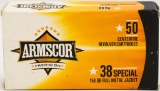 50 Rounds Of Armscor .38 Special Ammunition