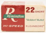 Collectors Box Of 500 Rds Remington .22 Short Ammo
