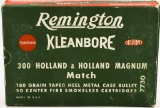 20 Rounds Of Remington .300 H&H Magnum Ammo