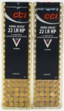 200 Rounds Of CCI .22 LR HP Ammunition