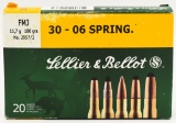 20 Rounds Sellier & Bellot .30-06 Springfield Ammo