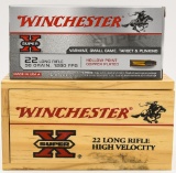 500 Rounds Of Winchester .22 LR Ammo In Wood Box