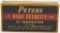 Collectors Box Of Peters .35 Rem Empty Brass