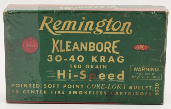 Collectors Box Of 19 Rds Remington .30-40 Krag