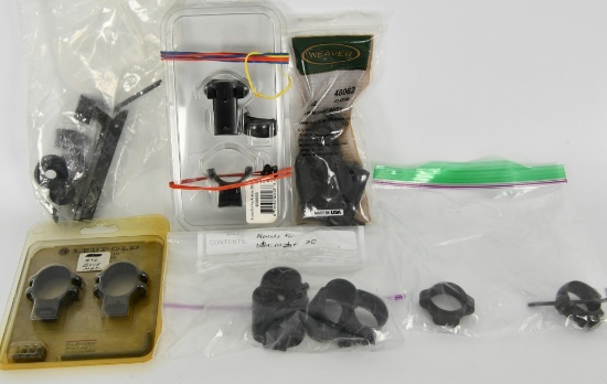 Lot of Various Scope Rings & Accessories