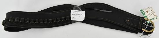 Down Under double Buscadero 45 cal 52" Belt Black