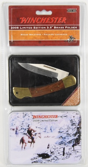 Winchester Brass Folding Knife in 2008 Limited Ed