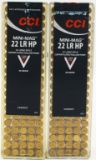 200 Rounds Of CCI .22 LR HP Ammunition