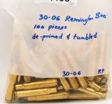 100 Count Of De-Primed & Tumbled .30-06 Brass
